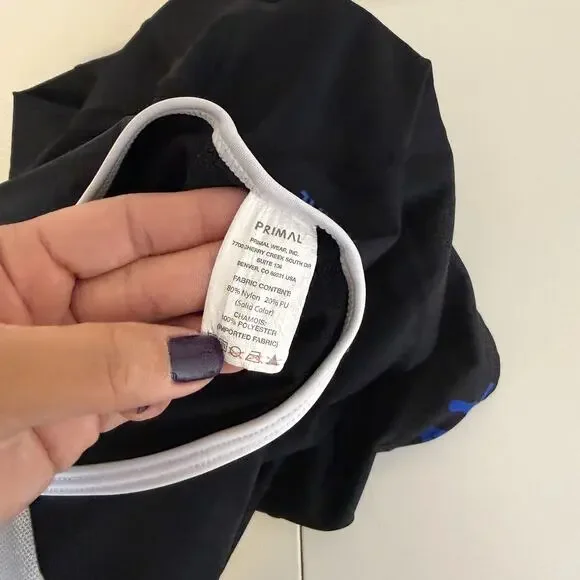 Primal Mens Cycling Bib Padded Shorts Black White - XL - Picture 8 of 9